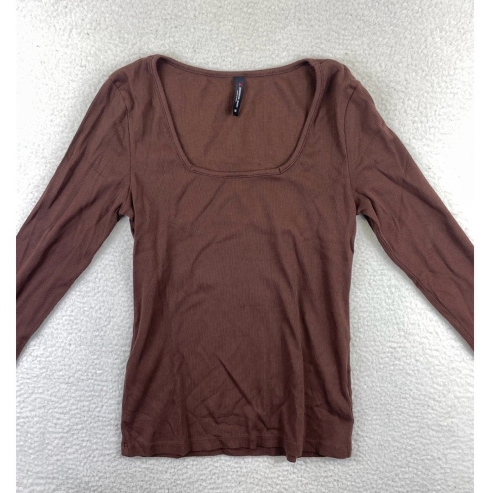 American Giant Long Sleeve Tees - Brown
